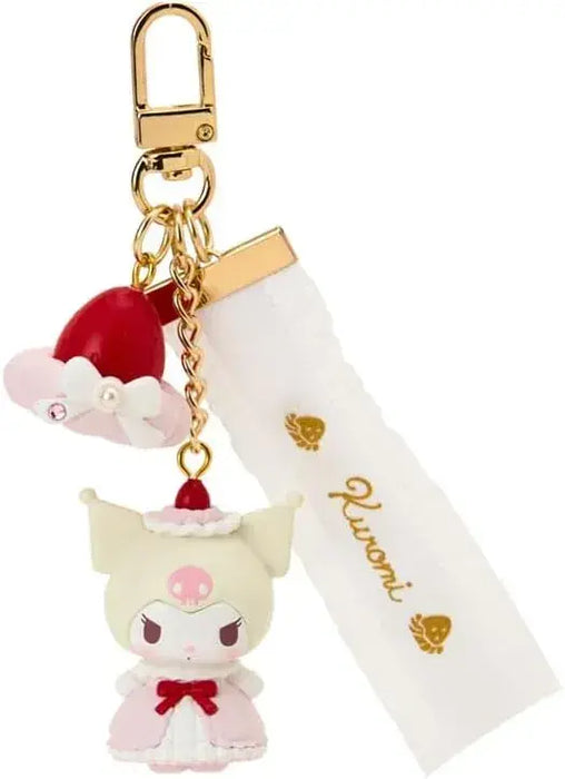 Sanrio Cinnamon Roll Strawberry Whipped Cake Mug - Chromium Key Chain - 4550624284295