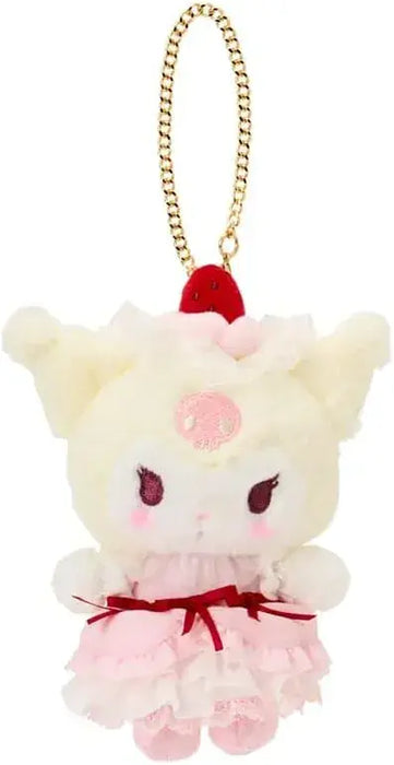 Sanrio Cinnamon Roll Strawberry Whipped Cake Mug - Chrome Bag Charm - 4550624224888