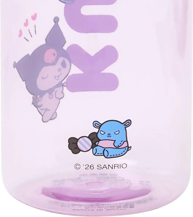 Sanrio Clear Bottle with Strap Direct Drinking Cold Water Only