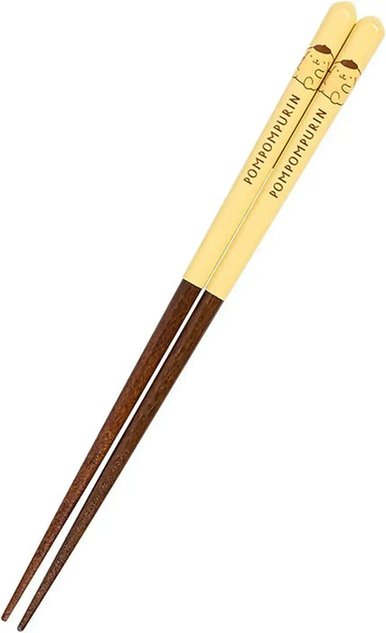 Sanrio Hangyodon Chopsticks with Mascot Character Accessory - Pom Pom 25 - 4550624468527