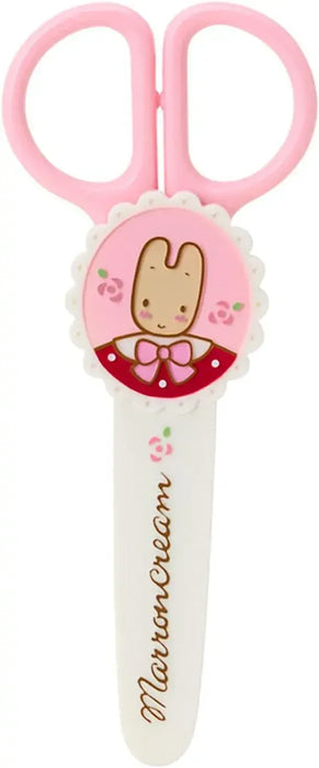 Sanrio Little Twin Stars Scissors with Cap - Maroon Cream - 4550624332903