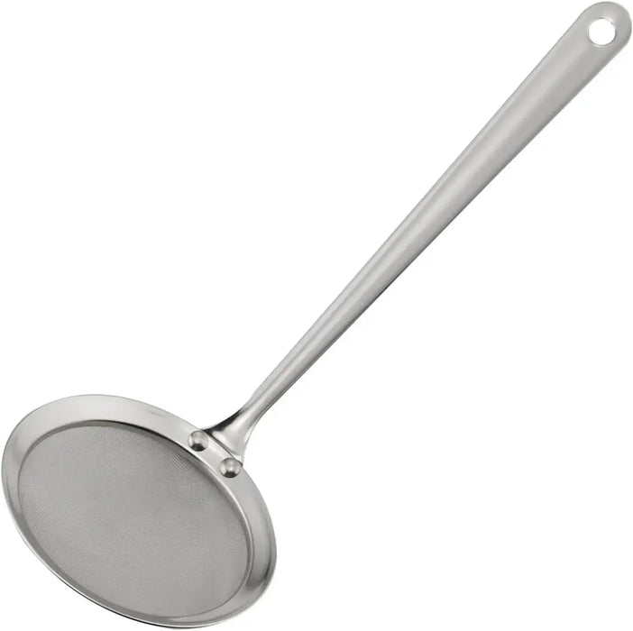 Shimomura Kihan Seamless Frying Debris Catcher Dishwasher Safe - Silver - 4957423089906