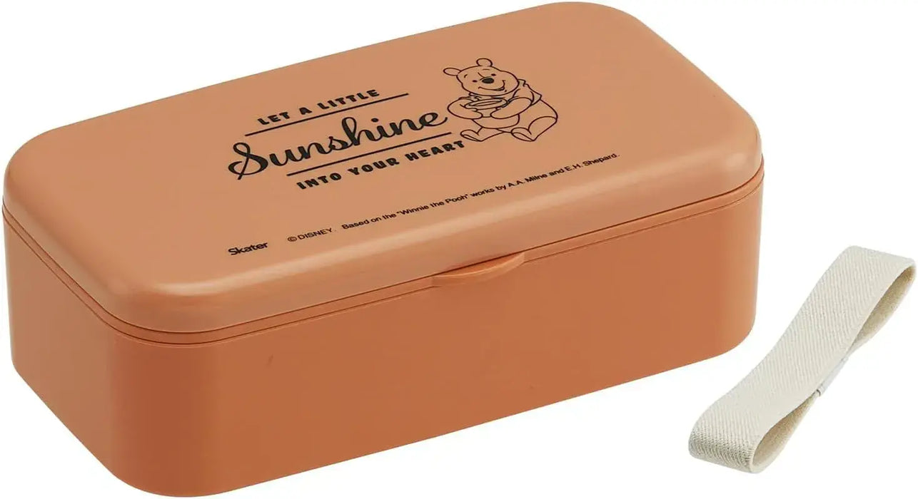 Skater Biomass Easy to Clean Lunch Box with Dome-Shaped Lid - 2 Pooh - 4973307686986
