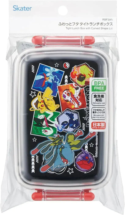 Skater Kids Lunch Box 450ml Dome Lid Pokemon Boys Japan Made