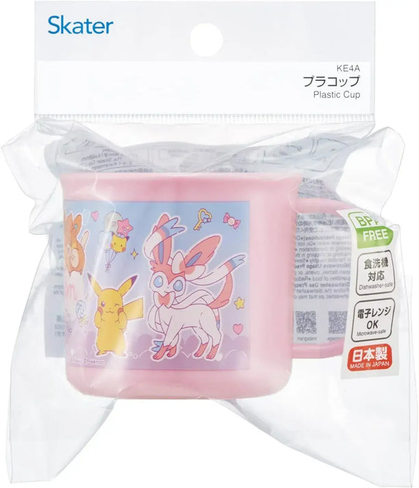 Skater Kids Plastic Cup 200ml Dishwasher Safe Japan Pokemon