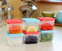 Smile Kids Storage Containers with Lids That Turn into Tongs