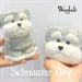 Sun Art Wankole Cute Schnauzer Tableware Dog Rice Bowl