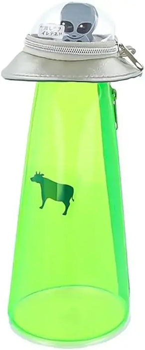 Sun-Star Unidentified Flying Pen Case Stationery Pencil Case - Green 95x230x95mm - 4901770784595