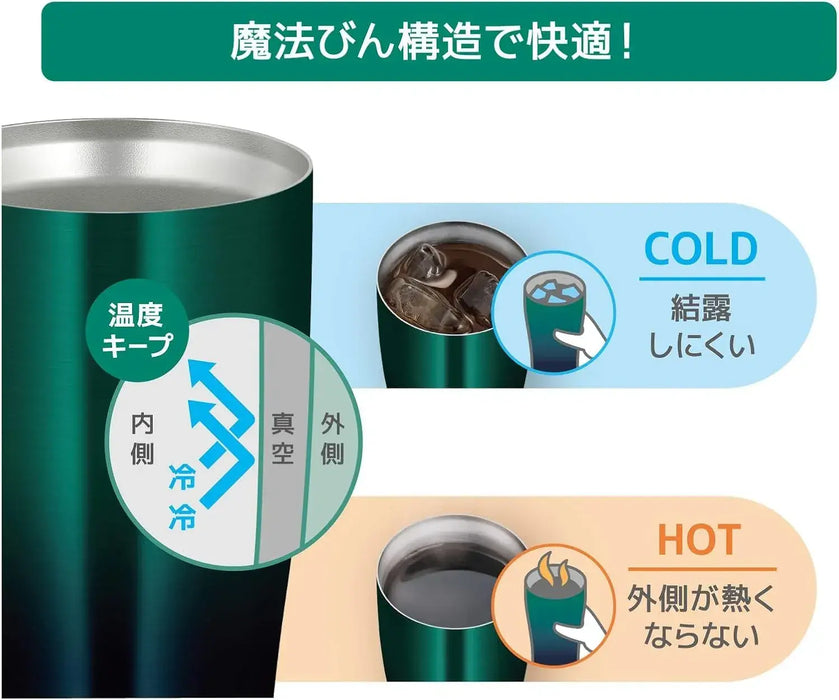 Thermos JDE-602LTD Vacuum Insulated Tumbler 20oz Green Gradient