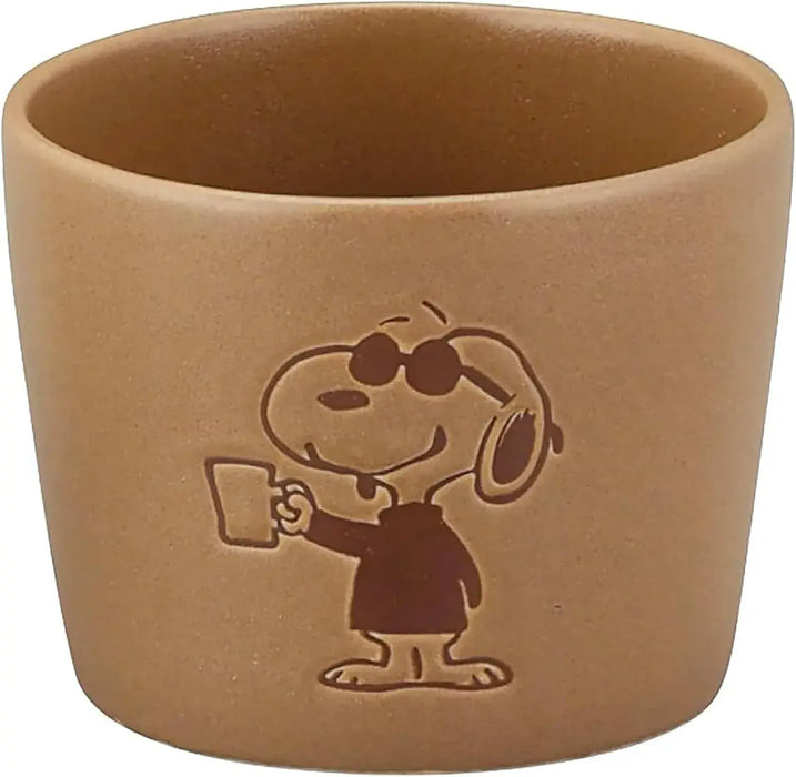 Yamaka Peanuts Snoopy Porcelain Dessert Cup Made in Japan - Braun - 4979855145968