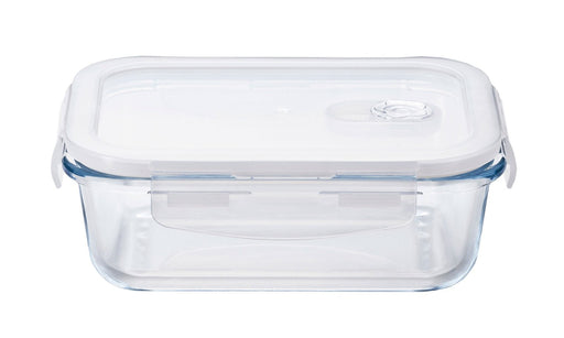 Aderia Japan 600Wt 600Ml 4-Side Lock Glass Container for Coffee Beans & Seasoning-Kiichin - The #1 Place for Japanese Goods in Your Hand!