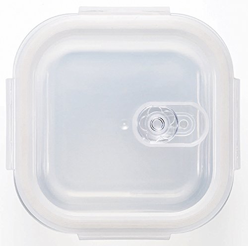Aderia Japan 600Wt 600Ml 4-Side Lock Glass Container for Coffee Beans & Seasoning-Kiichin - The #1 Place for Japanese Goods in Your Hand!