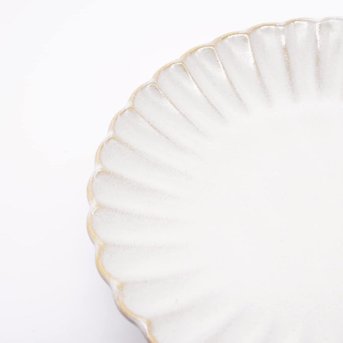 Aito Hana Plate Dish M 16cm Ginkaku Seto Ware Japan-Kiichin - The #1 Place for Japanese Goods in Your Hand!