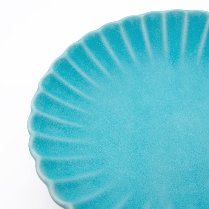 Aito Hana Plate Dish M 16cm Peacock Seto Ware Japan-Kiichin - The #1 Place for Japanese Goods in Your Hand!