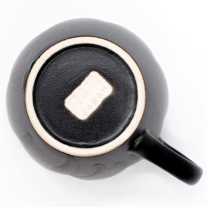 Aito Hana Mug 360ml Black Seto Ware Microwave & Dishwasher Safe Made in Japan 288537-Kiichin - The #1 Place for Japanese Goods in Your Hand!