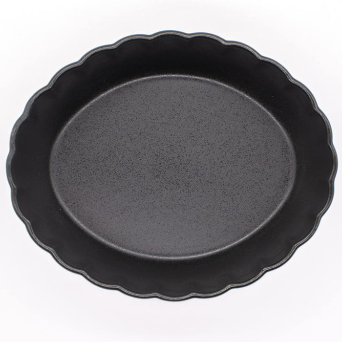 Aito Hana Salad Bowl Set 14cm Black Seto Ware 288536-Kiichin - The #1 Place for Japanese Goods in Your Hand!