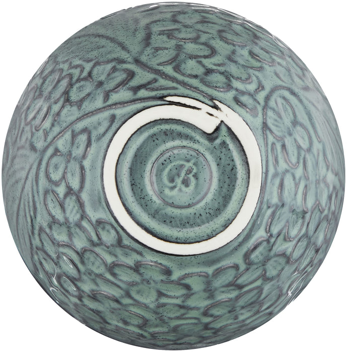 Aito Lien Bowl Plate 11x7cm M Aqua Mino Ware Japan 267856-Kiichin - The #1 Place for Japanese Goods in Your Hand!
