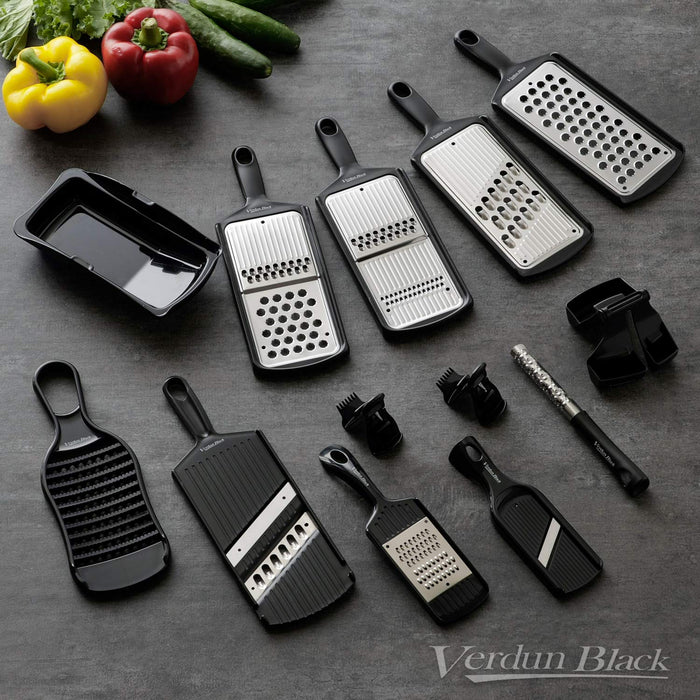 Shimomura Kougyou Antibac VB-608 Dishwasher Safe Japan Made Black Slicer Container-Kiichin - The #1 Place for Japanese Goods in Your Hand!