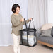 Astro Laundry Mesh Bag - Black 39X24X40Cm - Japan 820-28 Basket Bag-Kiichin - The #1 Place for Japanese Goods in Your Hand!