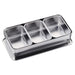 Premium Stainless Steel Yakumi Seasoning Container - 3 Compartments-Kiichin - The #1 Place for Japanese Goods in Your Hand!