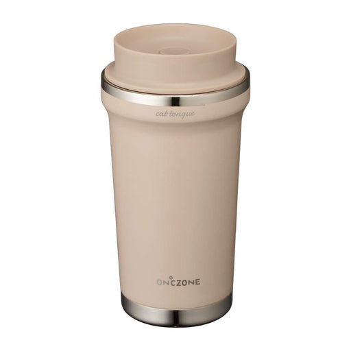 Doshisha Cat Tongue Senka Tumbler 320ml - Pink Beige, Japan's Top Pick-Kiichin - The #1 Place for Japanese Goods in Your Hand!