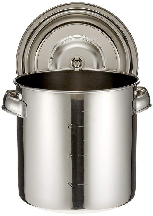 Ebm 18-8 Kitchen Pot 22cm Plate-Kiichin - The #1 Place for Japanese Goods in Your Hand!