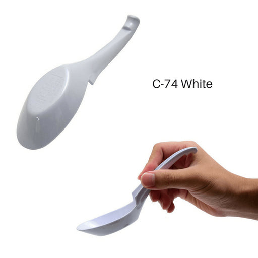 Entec 16cm Green Melamine Renge Soup Spoon with Hooked Handle - Premium Quality-Kiichin - The #1 Place for Japanese Goods in Your Hand!