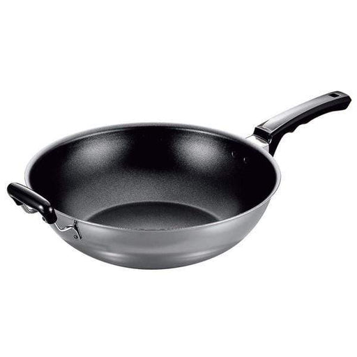 Fujinos 31Cm Stainless Steel Non-Stick Induction Wok - Premium Quality-Kiichin - The #1 Place for Japanese Goods in Your Hand!