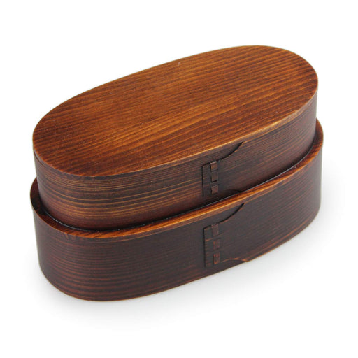 Eemon Of The Festival Fujishiro Kogei Magewappa 2 Tier Lunch Box (Lid) Japan Lacquer Coating 001-691-Kiichin - The #1 Place for Japanese Goods in Your Hand!