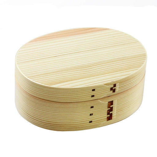 Eemon Of The Festival Japanese Magewappa Oval Bento Box - Natural Domestic Finish-Kiichin - The #1 Place for Japanese Goods in Your Hand!