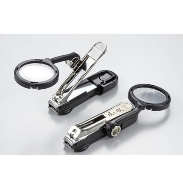 Enhance Your Nail Care with Green Bell Japan's Takuminowaza Nail Clipper Loupe - Black-Kiichin - The #1 Place for Japanese Goods in Your Hand!