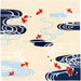 Japanese Cloth - 50cm Furoshiki with Running Water Goldfish-Kiichin - The #1 Place for Japanese Goods in Your Hand!