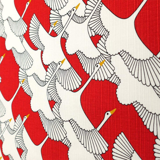 Hama Pattern Japanese Shukutsuru Red Small Wrapping Cloth - 50Cm-Kiichin - The #1 Place for Japanese Goods in Your Hand!