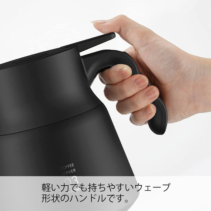 Hario V60 Stainless Steel Server 800Ml White - Made In Japan-Kiichin - The #1 Place for Japanese Goods in Your Hand!