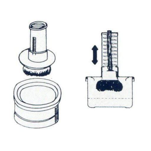 Ichibishi Stainless Steel Takoyaki Basting Mop Oil Dispenser - Removable Cotton Head Replacement-Kiichin - The #1 Place for Japanese Goods in Your Hand!