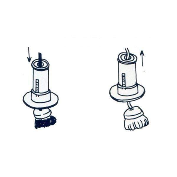 Ichibishi Stainless Steel Takoyaki Basting Mop Oil Dispenser - Removable Cotton Head Replacement-Kiichin - The #1 Place for Japanese Goods in Your Hand!