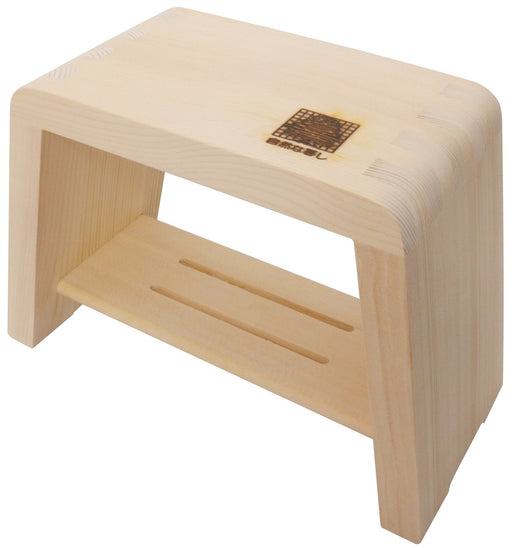 Ichihara Woodworks Mokkosho Bath Chair Yuyu School - Japanese Design | 25X16X23Cm-Kiichin - The #1 Place for Japanese Goods in Your Hand!
