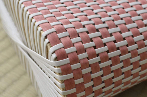 Ikehiko Corporation Red #3664029 Polypropylene Bedding Pillow - Lightweight & Long-lasting Hand-Woven Rattan Style from Japan-Kiichin - The #1 Place for Japanese Goods in Your Hand!