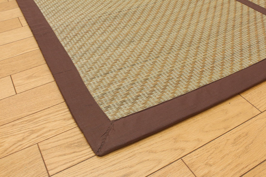 Ikehiko Rush Rug Carpet 2 Tatami - 200X200Cm - Made In Japan-Kiichin - The #1 Place for Japanese Goods in Your Hand!