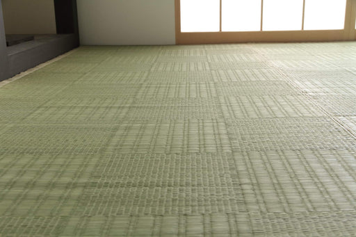 Ikehiko Rush Rug Carpet - Hanagoza Glasse Edoma 2 Tatami Mats (174X174Cm) #4135902-Kiichin - The #1 Place for Japanese Goods in Your Hand!