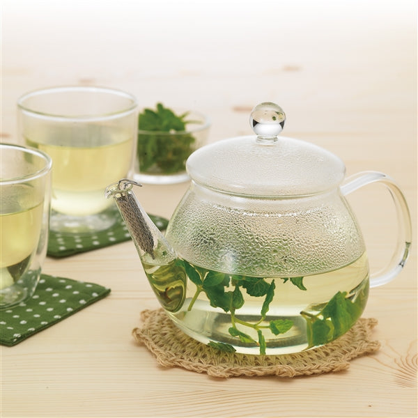 Iwaki Glass Teapot - Durable and Heat Resistant for Optimal Brewing-Kiichin - The #1 Place for Japanese Goods in Your Hand!