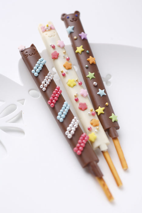 Kai Corporation Silicone Chocolate Mold 6 Sticks Animal DL-6373-Kiichin - The #1 Place for Japanese Goods in Your Hand!