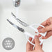Kai Corp DH2051 Kitchen Scissors w/ Curved Case White-Kiichin - The #1 Place for Japanese Goods in Your Hand!