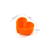 Kai DL-6355 Silicone Heart Cups 3pcs Easy BreakApart-Kiichin - The #1 Place for Japanese Goods in Your Hand!