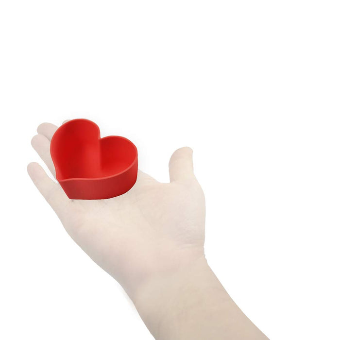 Kai Corp DL6356 Heat-Resistant Silicone Cup 3pcs Heart Large-Kiichin - The #1 Place for Japanese Goods in Your Hand!
