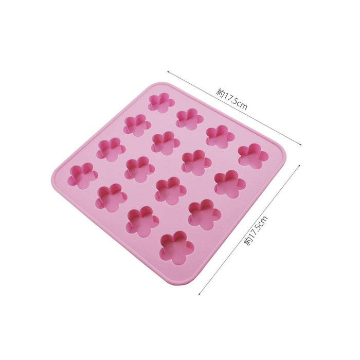 Kai DL-6370 Silicone Tray 16Pcs (Flower)-Kiichin - The #1 Place for Japanese Goods in Your Hand!