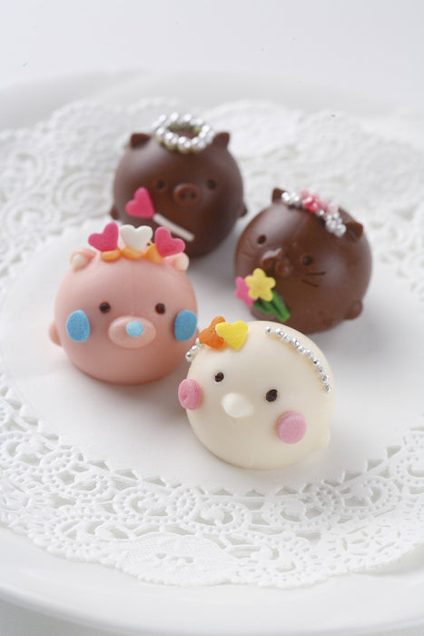 Kai Corp Dl6372 Silicone Chocolate Mold 16pcs Animal Shapes-Kiichin - The #1 Place for Japanese Goods in Your Hand!