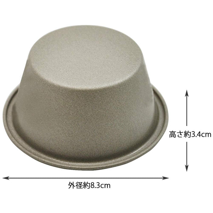 Kai Corporation Pudding Mold (Large) Teflon DL6232 - Made in Japan-Kiichin - The #1 Place for Japanese Goods in Your Hand!