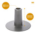 Kai Corp Chiffon Cake Mold 18cm Alu Kai House Dl6135 Japan-Kiichin - The #1 Place for Japanese Goods in Your Hand!
