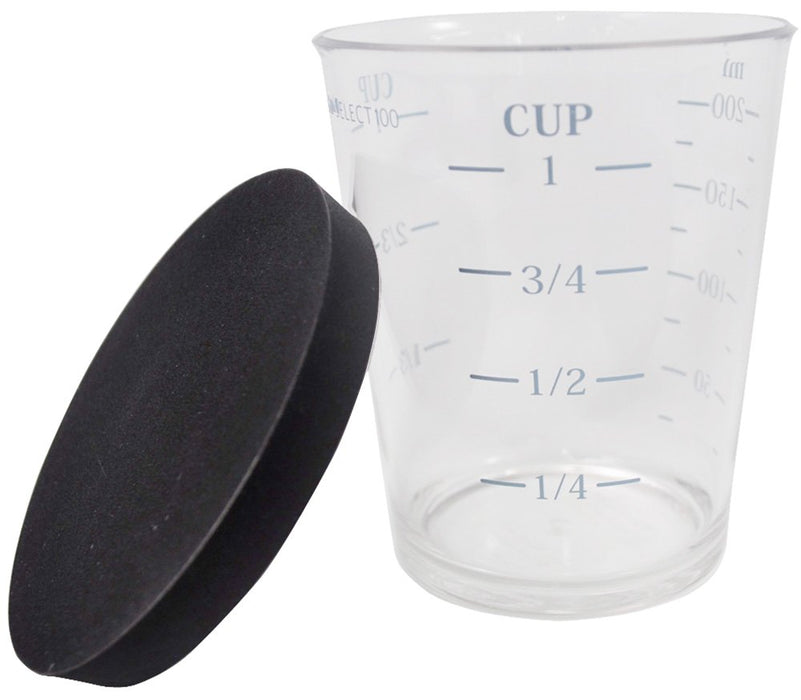 Kai 200ml Measuring Cup w/Lid Dh3127 Select100-Kiichin - The #1 Place for Japanese Goods in Your Hand!